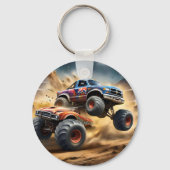 Chaos on Wheels: Monster Truck Smash Derby, Sleutelhanger (Achterkant)