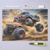 Chaos on Wheels: Monster Truck Smash Derby, Tissuepapier (Craft)