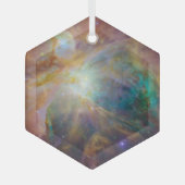 Chaos op het hart van Orion Spitzer Hubble Composi Glas Ornament (Voorkant)