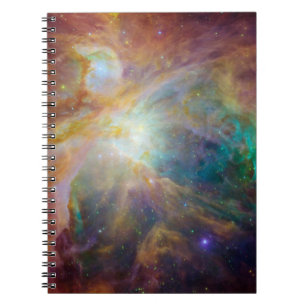 Chaos op het hart van Orion Spitzer Hubble Composi Notitieboek