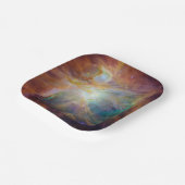 Chaos op het hart van Orion Spitzer Hubble Composi Papieren Bordje (Gebogen)