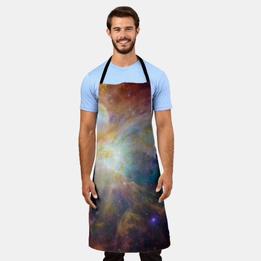 Chaos op het hart van Orion Spitzer Hubble Composi Schort (Gedragen)