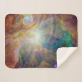 Chaos op het hart van Orion Spitzer Hubble Composi Sherpa Deken (Voorkant (horizontaal))