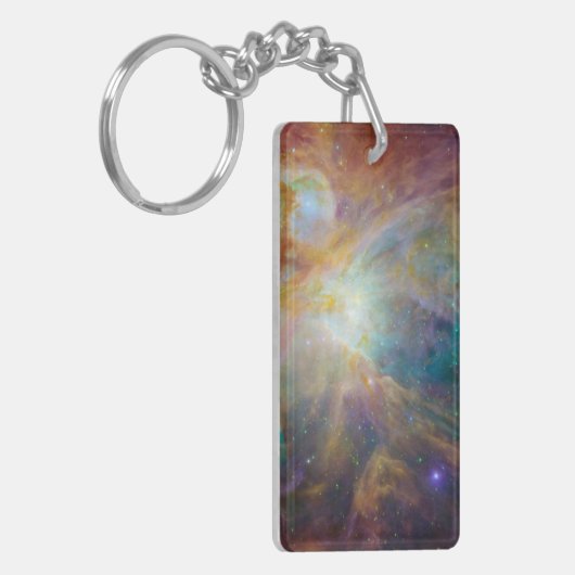 Chaos op het hart van Orion Spitzer Hubble Composi Sleutelhanger (Voorkant Links)