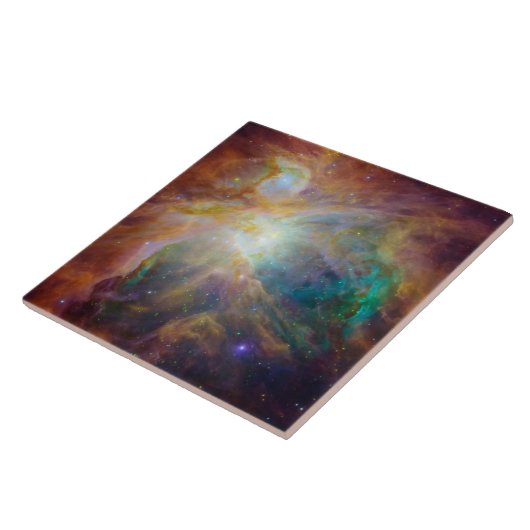 Chaos op het hart van Orion Spitzer Hubble Composi Tegeltje (Zijkant)