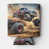 Chaos op wielen: Monster Truck slaat Derby Blikjeskoeler (Voorkant)