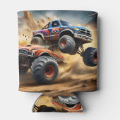 Chaos op wielen: Monster Truck slaat Derby Blikjeskoeler (Achterkant)