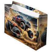 Chaos op wielen: Monster Truck slaat Derby Groot Cadeauzakje (Voorkant Gekanteld)