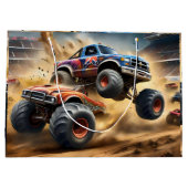 Chaos op wielen: Monster Truck Smash Derby Groot Cadeauzakje (Achterkant)