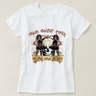 Chaos Panic Angst Mijn werk is gedaan T-shirt