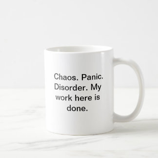 Chaos. Paniek. Mok stoornissen