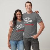 Chaos, paniek, stoornis t-shirt (Unisex)