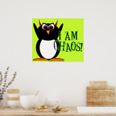 Chaos Penguin Poster (Keuken)