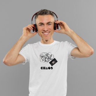 "Chaos" Retro Audio Tape Cassette T-shirt