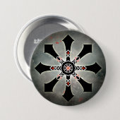 Chaos Revisited-knop Ronde Button 7,6 Cm (Voorkant /achterkant)