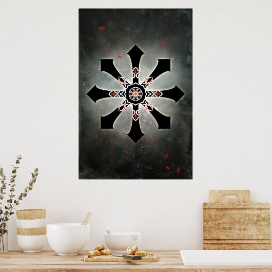 Chaos Revisited print (Keuken)