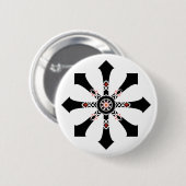 Chaos Revisited star-knop Ronde Button 5,7 Cm (Voorkant /achterkant)