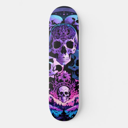 Chaos Skull-serie drie Persoonlijk Skateboard (Voorkant)