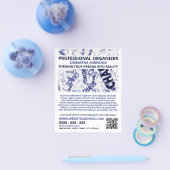 Chaos Slogan Design, Professional Organizer Flyer (Enkel)