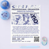 Chaos Slogan Design, Professional Organizer Flyer (Enkel)