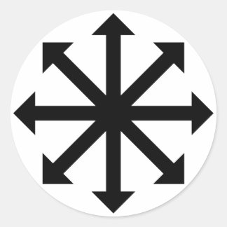 Chaos Star Ronde Sticker