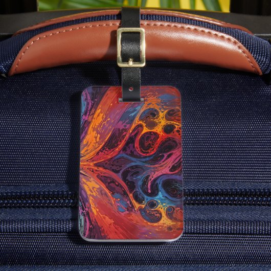 Chaos-Storm Bagagelabel (Voorkant Insitu 2)