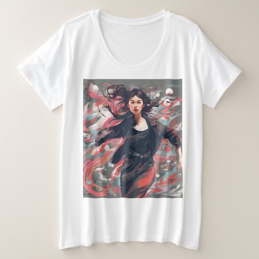 Chaos T-shirt voor dames (Design voorkant)