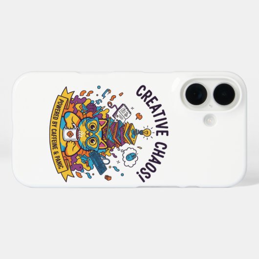 Chaos-telefoonhoes Case-Mate iPhone Case (Achterkant (horizontaal))