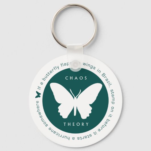 Chaos Theory (groen) Keyring Sleutelhanger (Voorkant)