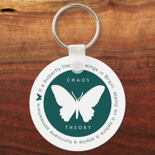 Chaos Theory (groen) Keyring Sleutelhanger (Voorkant)