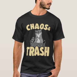 Chaos & Trash Garbage Panda Funny Raccoon 1 T-shirt