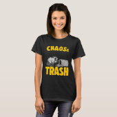 Chaos & Trash Garbage Panda Raccoon  7 T-shirt (Voorkant volledig)