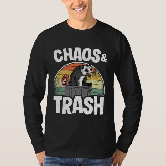 Chaos & Trash Opossum  Possum T-shirt (Voorkant)
