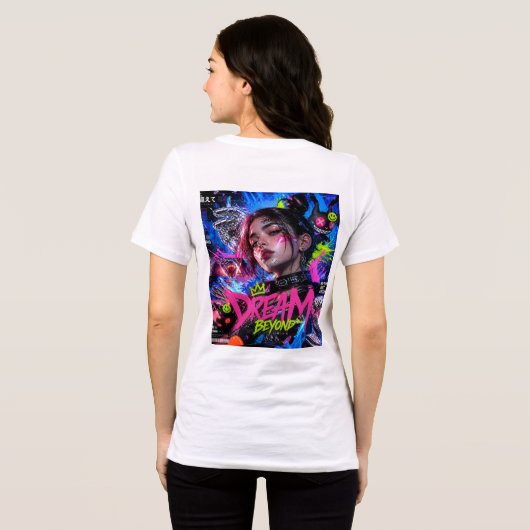 chaos Tri-Blend shirt (Achterkant volledig)