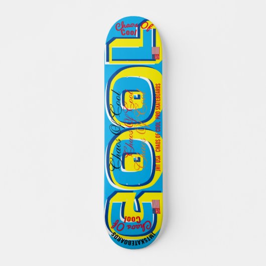 CHAOS VAN COOL JMT 7 3/4" Skateboard Deck (Voorkant)