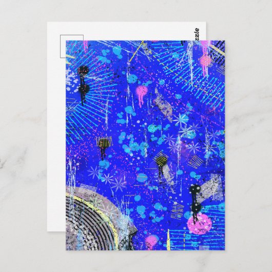 Chaos van de geest briefkaart (Voorkant / Achterkant)