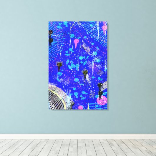 Chaos van de geest canvas afdruk (Insitu (Houten vloer))