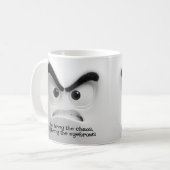 Chaos & Wenkbrauwen, Voeg Naam Bericht Expressief  Koffiemok (Voorkant links)