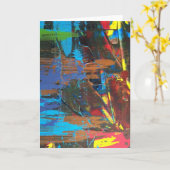 Chaos-Wenskaart Kaart (Gele Bloem)