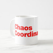 Chaoscoördinator Koffiemok (Voorkant links)