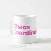 Chaoscoördinator Koffiemok (Voorkant links)
