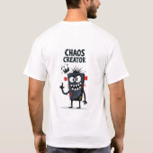 Chaosmaker Grappig Chaotisch Monster Karakter Cade T-shirt (Achterkant)