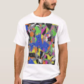 Chaotic Anti-Design Poster | Overlapping Abstract T-shirt (Voorkant)