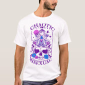 Chaotic Bisexual Bi Bisexual Pride T-shirt (Voorkant)