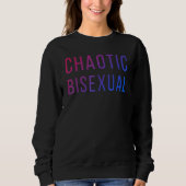 Chaotic Bisexual Rainbow Bi Pride Flag LGBT Pride  Trui (Voorkant)