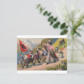 Chaotic Cats, Op de Mars, Repro Briefkaart (Staand voorkant)