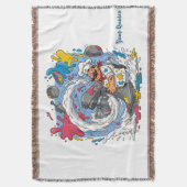 Chaotic Chef With Exploding Mixer Deken (Voorkant Verticaal)