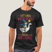 Chaotic DnD Frog Goose Meme Design T-shirt (Voorkant)