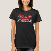 Chaotic Geweldige Dragon Dice Tabletop Rpg Dm T-shirt (Voorkant)