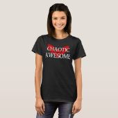 Chaotic Geweldige Dragon Dice Tabletop Rpg Dm T-shirt (Voorkant volledig)